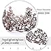 Victray Bride Wedding Vintage Crowns and Tiaras Bridal Crystal Headbands Baroque Headpieces for Women and Girls