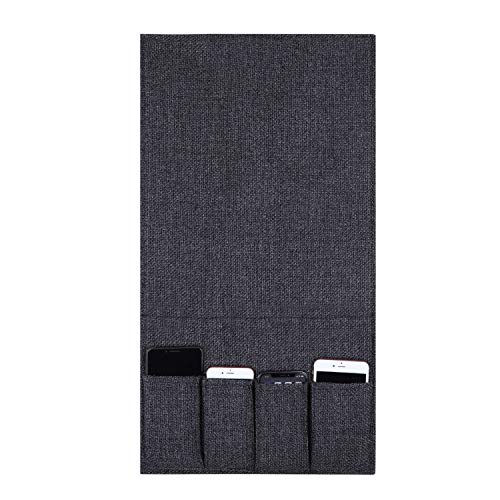 Anti-Slip Sofa Armrest Pocket Organizer Couch Arm Chair Caddy Remote Control Holder Recliner Loveseat Storage Bag Bedside Space Saver with 4 Pockets for Cell Phone iPad Glass Accessories 24 x 13 inch