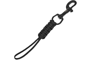 Diving Hooks,YIWENG Scuba Diving Swival Bolt Snap Hook Marine Grade 316 Stainless Steel Snap Hook Clip with Braided Rope Lany