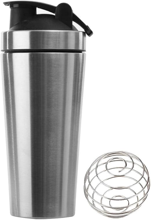 Amazon プロテインシェイカー 960ml ステンレス ボール付き シェイカーボトル 液漏れ 匂い防止 Bpaフリー 食洗機対応 選べる4色 シルバー Haihuic 水筒 マグボトル オンライン通販