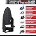 Ironing Board Holder Wall Mount with Heat Resistant Iron Rest for Max 4.2 inch Width Iron, Perfect for Small Dry Iron Travel Size and Older Model, Great for Hanging T-Leg Iron Board on Laundry Room