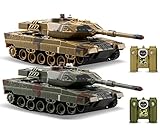 POCO DIVO 2-Set Infrared Battling Tanks M1A2 Abrams RC US Battle Tank 2.4G Radio Control Military Vehicle Pair