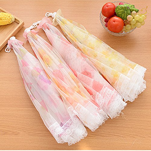 Amain Shop Food Covers 4 Packs 24 Inches Pop-up Mesh Food Cover Tent Protectors for Parties Picnics, BBQs,Reusable and Collapsible Outdoor Large Food Cover - Thumbnail 7