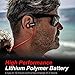 Bluetooth Headphones, TRINIDa IPX7 Waterproof Sport Wireless Headset for Running, Best in Ear Earbuds HiFi Stereo with Mic 10 Hours Playback Gym Workout Passive Noise Cancel Wireless Earphones (red)