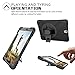 Galaxy Tab S3 9.7 T820 Case, Shock-Absorption/High Impact Resistant Heavy Duty Armor Cover with Handstrap Strap Shoulder Belt Rubber Carry Work Holder for Samsung SM-T820 T825 9.7 inch Tablet(Black)