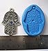 Hamsa Hand of Fatima Flexible Food Grade Silicone Push Mold for Polymer Clay, Resin,wax,miniature Food,sweets,plaster