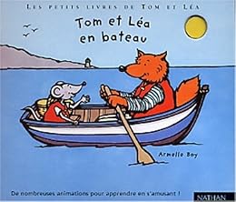 Tom et Léa en bateau