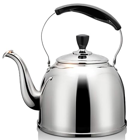 Amazon Com Anxi Metal Kettle For Induction Cooktop Whistling Tea