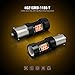 SiriusLED Extremely Bright 35W 2835 Chipset Projector LED Bulbs for Car Turn Signals Brake Tail Lights 1156 7506 Amber Yellow