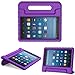 MoKo Case for All-New Fire HD 8 2016/2017/2018 - Kids Shock Proof Convertible Handle Light Weight Super Protective Stand Cover for Amazon Fire HD 8 (6th/7th/8th, 2016/2017/2018), PURPLE