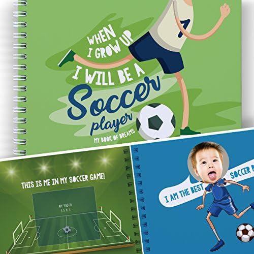 Soccer Activity Book For Kids: When I grow Up I Will be a Soccer Player. Memory Book of Dreams. Gifts for Boys and Girls, Art Activity for Children, Educational Kids Presents, World Cup 2018