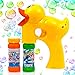 Toysery Bubble Shooter Gun Toy – Duck Design Leak-Resistant Automatic Bubble Maker Machine with LED Lights and Music, Lightweight Easy to Refill, Summer time Outdoor Fun Toy for Kids Boys and Girls