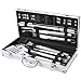 FYLINA BBQ Grilling Tool Set 21pcs Heavy Duty Stainless Steel Grill Utensils Tools with Aluminum Storage Case for Barbecue Perfect Christmas New Year BBQ Grill Party Gift for Men Women