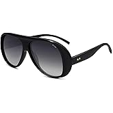 SOJOS Retro Polarized Oversized 90s Aviator Sunglasses Womens Men Trendy Vintage Square Shades SJ2661