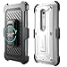 Moto X Pure Edition Case, SUPCASE [Heavy Duty] Belt Clip Holster Case for Motorola Moto X Style /Pure Edition 2015 [Unicorn Beetle PRO] Rugged Protective Cover /Builtin Screen Protector (White/Gray)