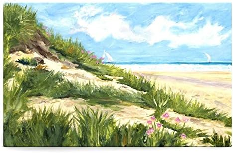 Tjie Art Hand Painted Mordern Oil Paintings Escape to the Cape 28 X 42in. Canvas Art Prints Modern Landscape Piece ,High-quality Prints on Canvas ,Stretched on Frame