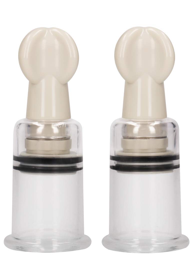 Shots Nipple Suction Set Medium, Transparent