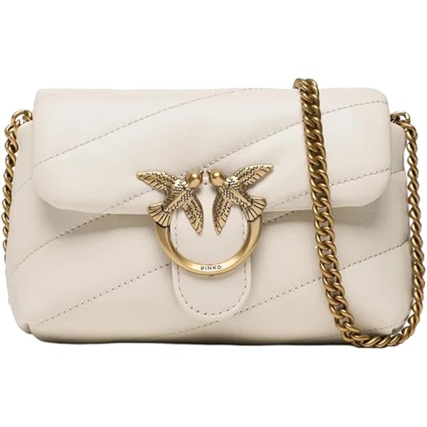 Pinko Contemporary, Z99q_Black-Antique Gold: Handbags