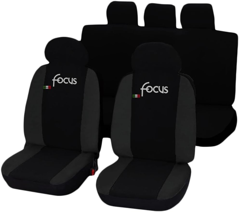 Lupex Shop Seat Covers, Black/Deep Grey