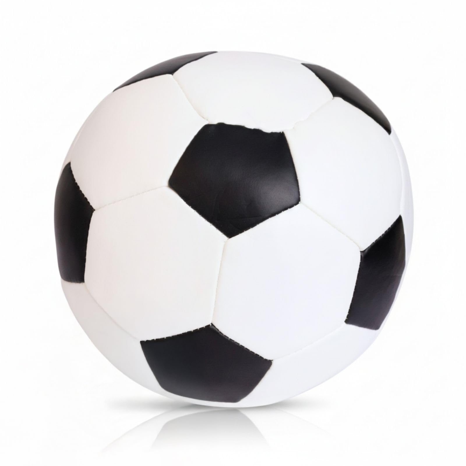 Alldoro 60312 Softball Diameter-18 cm, Black/White