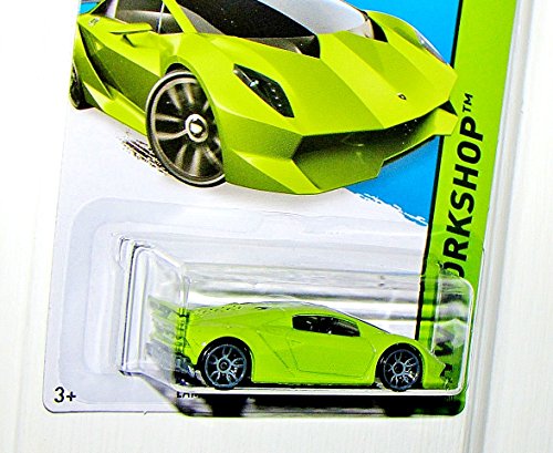 Hot Wheels 2015 HW Workshop Lamborghini Sesto Elemento 198/250, Lime Green