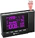 Ambient Weather WS-8400 Projection Clock with Indoor and Outdoor Temperature Color Changing Display