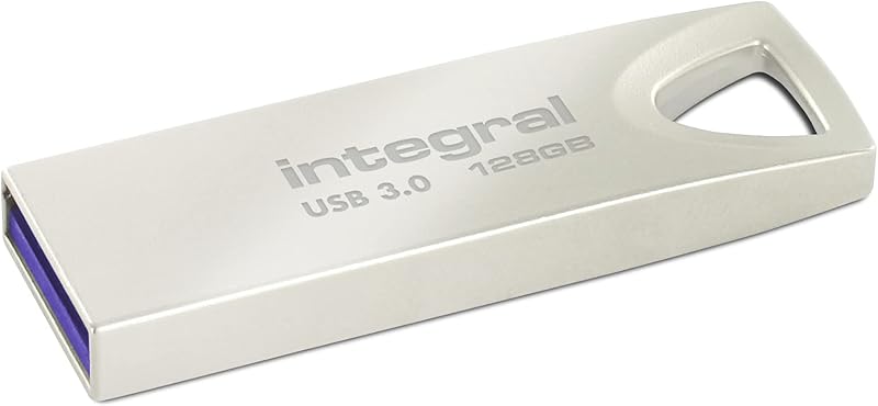 Integral 128GB USB Memory 3.2 Gen 1 Fusion Metal Casing Flash Drive