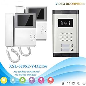 YobangSecurity Wired Video Door Phone Intercom System 4.3