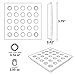 Ebbe E4404 Square Shower Drain Grate, Brushed Nickel