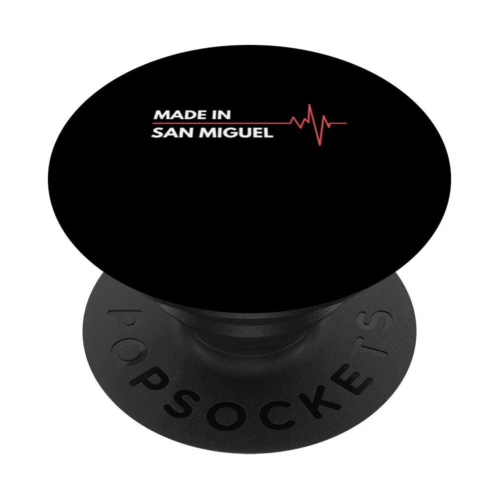 Made In San Miguel Costa Rica City Of Birth Hometown PopSockets Swappable PopGrip