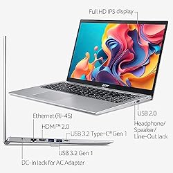 Acer 2023 Newest Aspire 1 Slim Laptop, 15.6'' Full