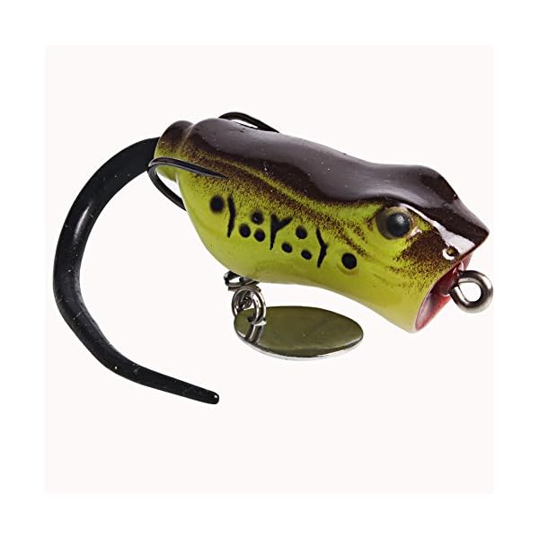 Sougayilang-Topwater-Frog-Rat-Soft-Swim-Crankbait-Fishing-Lures-with-Plastic-Box-Pack-of-6pcs