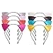 Prohouse 8 Pieces Girls Boutique Cat Ear Headbands Glitter Halloween Hairband Hair Hoops for Daily Wearing and Party Decoration for Easter, Valentines, Thanksgiving & Christmas themes for girls