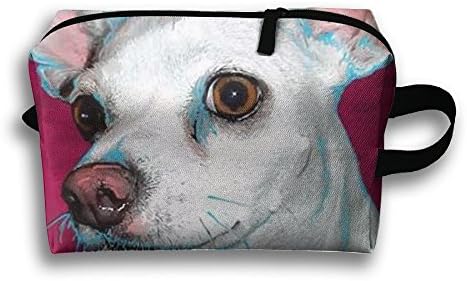 Dachshund Puppy Toiletry Bag For Couple Cosmetic Bag Portable Makeup Pouch Premium Accessories