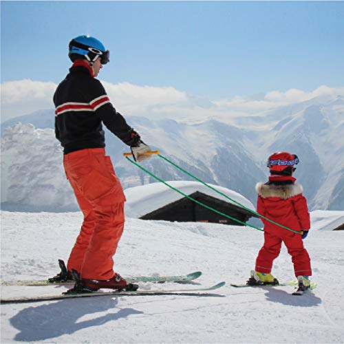 Slope Ropes Kids Ski Trainer | The Easiest Way Kids Learn to Ski. (Yellow/Blue)