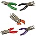 Hole Punch Tool - Metal Puncher Design for Quick and Easy Holes in Cardstock and Any Size Paper or Binder, Perfect for Arts, Crafts and Designs, Comes with Catcher for Quick Cleanup - Color Will Vary