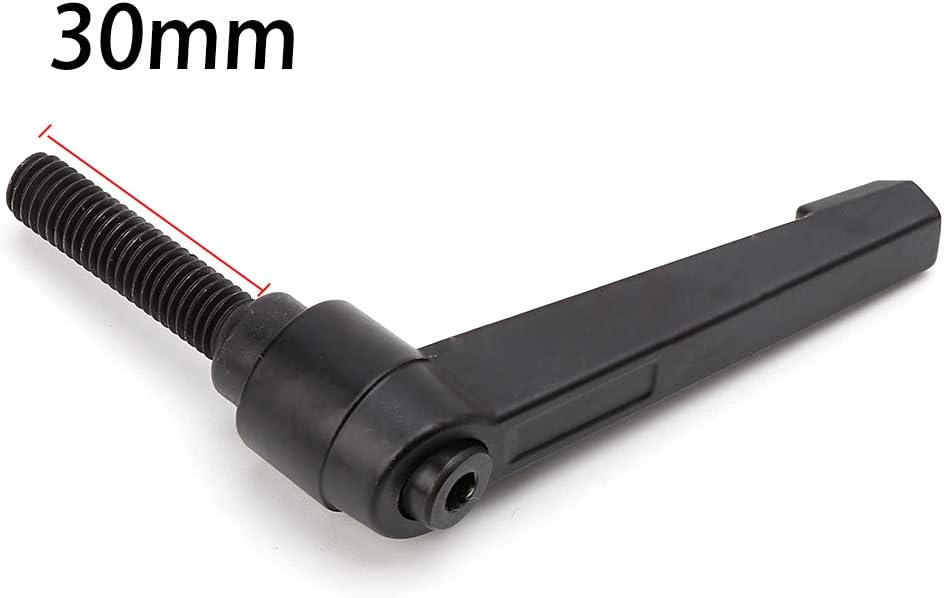 M8 16-60mm Clamping Lever Machinery Adjustable Handle Locking External Male Thread Knob Hex Screws
