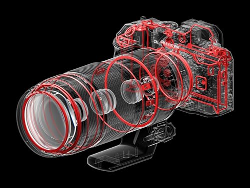 OM SYSTEM M.Zuiko Digital ED 100-400 mm F5.0-6.3 is II Telephoto Lens for Micro Four Thirds System Cameras (Olympus OM-D and Pen, Panasonic G-Series) Dust Splash Proof Black