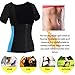 Women Sauna Suit Waist Trainer Neoprene Shirt for Sport Workout Weight Loss Corset Hot Body Shaper Top (S, Black Sauna Sweat Shirt)