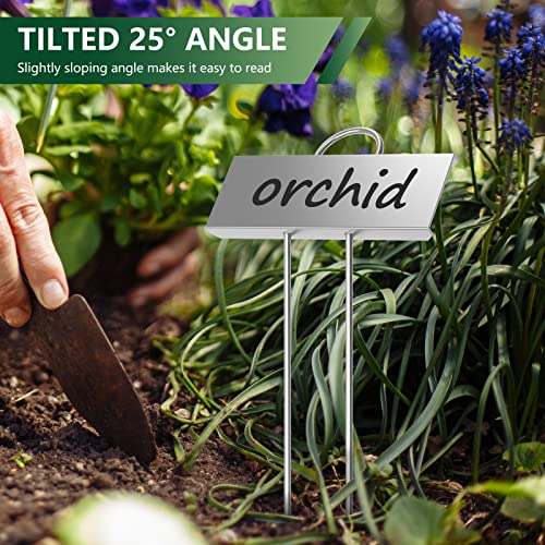 STARTOSTAR 30Pack Metal Plant Labels Weatherproof Garden Markers