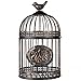 Home-X Keepsake Wine Cork Holder. Rustic Metal Birdcage 12