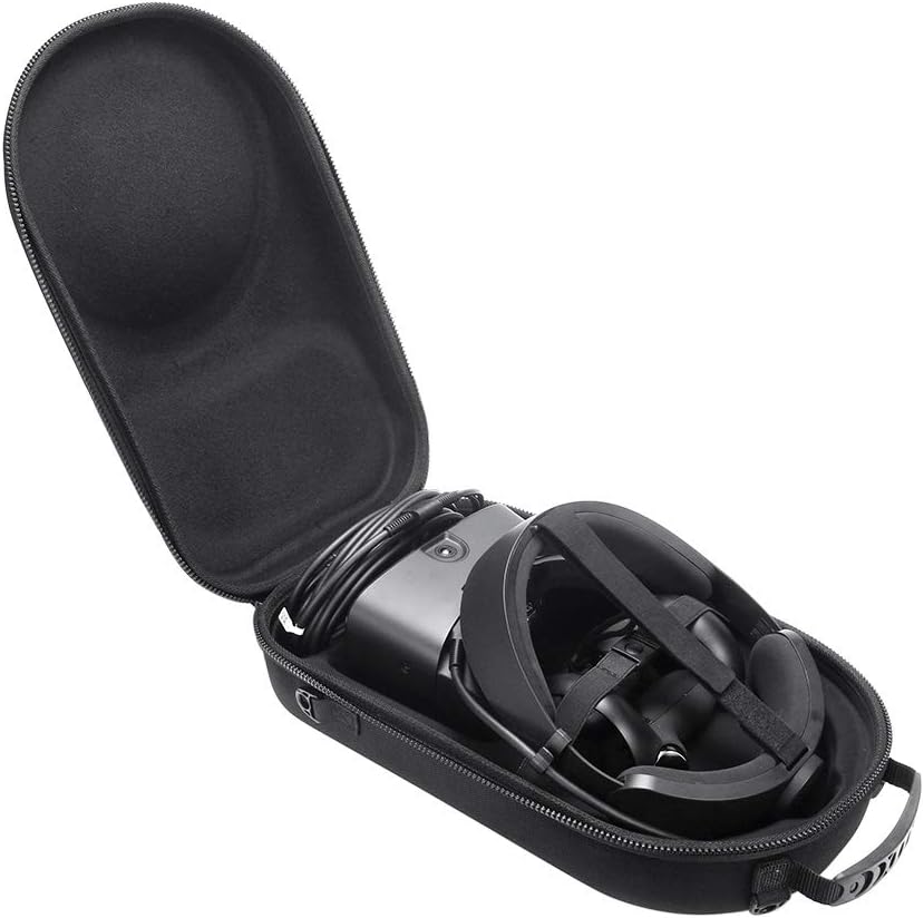 Travel Case for Oculus Rift S PC-Powered VR Gaming Headset Hard Carrying Case Shoulder Bag Protective Storage Box (Black)