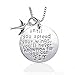Inspirational Necklace Swallow Pendant For Woman Teen Girls Spread Your Wings Fashion Jewelry Prime Gift
