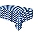 Royal Blue Dots Rectangular Plastic Table Cover (54