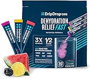 DripDrop ORS - Electrolyte Powder For Dehydration Relief Fast - For Workout, Sweating, Illness, & Travel R