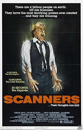pic Scanners Movie Art scanners 1981 movie poster 24x36
