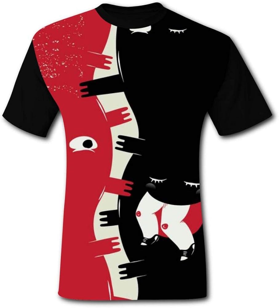 black and red polo outfit