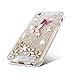 iPhone 6 Plus/6S Plus Case,HAOTP(TM) 3D Handmade Bling Crystal Lovely Butterfly Flowers with Shiny Sparkle Rhinestone Diamonds Design Clear Soft TPU Cover Case for iPhone 6 Plus/6S Plus (Butterfly)