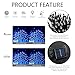 Solarmks Solar String Lights 72ft 200 LED Fairy Christmas Lights,Ambiance Lighting for Outdoor, Patio, Lawn, Landscape, Garden, Home, Wedding (Blue)