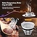 Drip Coffee Machine, IKICH 12 Cup Coffee Maker, 24h Programmable Smart Drip Coffeemaker Coffee Brewer with Glass Thermal Carafe, Permanent Filter and Stainless Steel Decoration for Home and Office